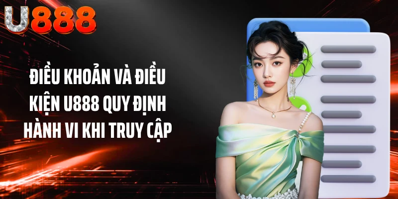Điều khoản và điều kiện U888 quy định hành vi khi truy cập