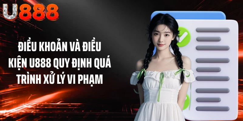 Điều khoản và điều kiện U888 quy định quá trình xử lý vi phạm