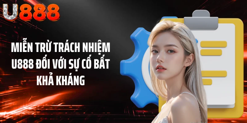 Miễn trừ trách nhiệm U888 đối với sự cố bất khả kháng