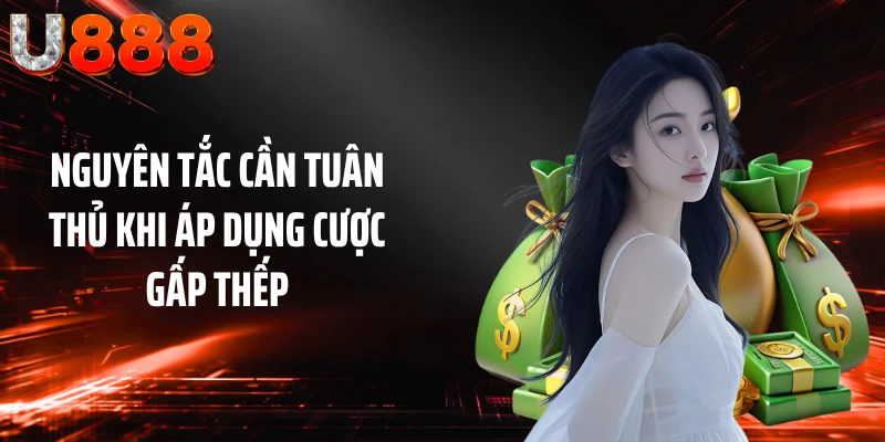 Nguyên tắc cần tuân thủ khi áp dụng cược gấp thếp