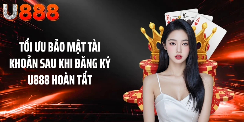 Tối ưu bảo mật tài khoản sau khi đăng ký U888 hoàn tất